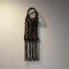 ZARA フリンジビーズバック