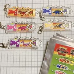 キョウリュウジャー 獣電池アクリルチャームコレクション 5点セット