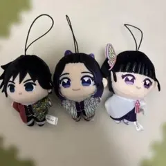 ●鬼滅の刃ぬいぷりけmini2 胡蝶忍　富岡義勇　栗花落カナヲ