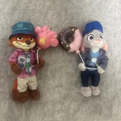 ズートピア2 ぬいぐるみバッチ　セット