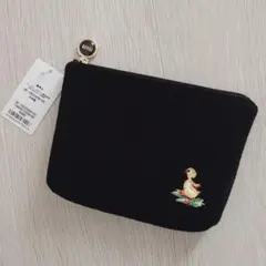 新品♡フェイラー♡裏ハイジ 刺繍ポーチ 学校フェイラー ブラック WEB限定