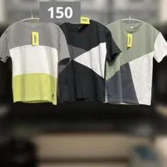 150 Tシャツ 男の子　新品　3枚セット 半袖　tシャツ 男子　シンプル