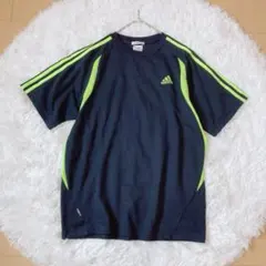 アディダス　adidas⭕️半袖シャツ　丸首　トレーニング　M トップス　メッシュのサムネイル