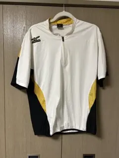 ミズノ MIZUNO ハーフジップ 半袖 Vジャン 野球 トレーニングウェア O