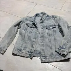 100cm 淡いブルー デニムジャケット