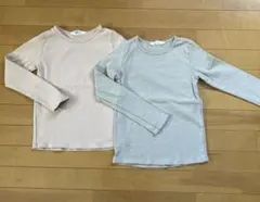 H&M 長袖シャツ　2枚セット　140