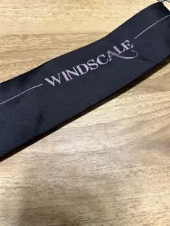 WIND-SCALE 黒 ストライプ ネクタイ