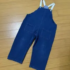 b.ROOM デニムオーバーオール 120