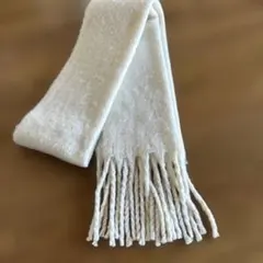 NICE CLAUP フリンジ付きマフラー