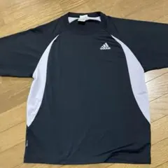 adidas スポーツ Tシャツ S/P 黒/白