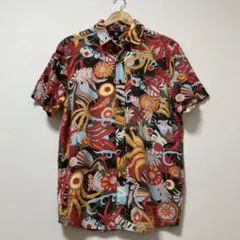 ボルコム　シャツ　花　花柄　アート　アロハシャツ カラフル　夏　アロハのサムネイル