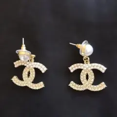CHANEL ハート型ピアス ゴールド ノベルティ - メルカリ