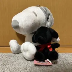 【PEANUTS】　SNOOPY スヌーピー　ぬいぐるみマスコット　がま口ポーチ