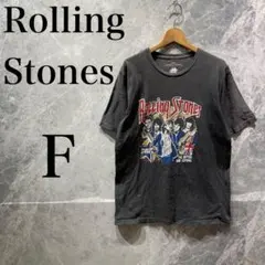 ローリングストーンズ レディース F グレー Tシャツ バンT アングリッド