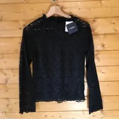 ●新品　l'espoir レース　長袖　カットソー
