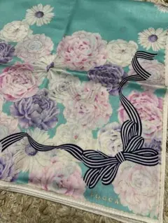 TOCCA 花柄リボン ハンカチ