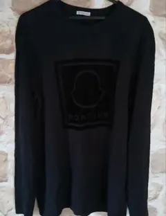 MONCLER ブラック ロングスリーブ Tシャツ　モンクレール黒のサムネイル