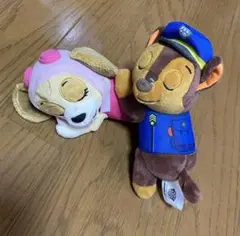 パウ・パトロール ぬいぐるみ スカイとチェイスのセット♡