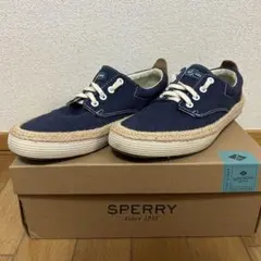 美品 SPERRY TOP-SIDER スニーカー ネイビー サイズ9 純正箱付のサムネイル