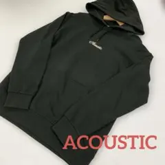 【ACOUSTIC】バックプリント　スウェットパーカー　XL ＃2334