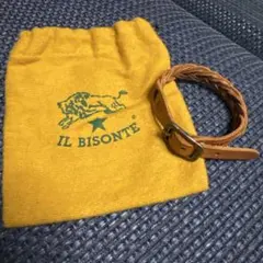 IL BISONTE レザー編み込みブレスレット