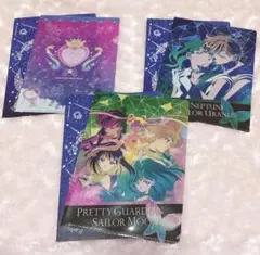 ☆レア☆3点セット☆セーラームーンminiクリアファイルコレクション5カードダス