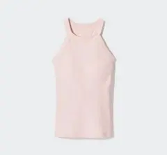UNIQLO ホルターネックタンクトップ ピンク