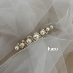 バレッタ パール ヘアピン 入学式 卒業式 ⭐️ラスト