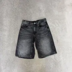 ZARA ダークグレー デニムショートパンツ（ジョーツ）（ショーツ）
