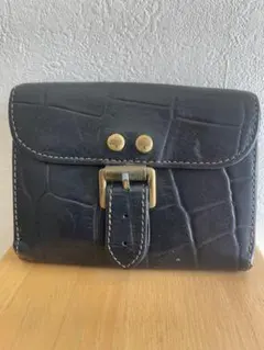 訳あり【MULBERRY】財布クロコダイル型押しBLACKのサムネイル