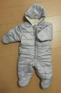 OLDNAVY 新品未使用オーバーオール ベビー3-6m グレーシルバー