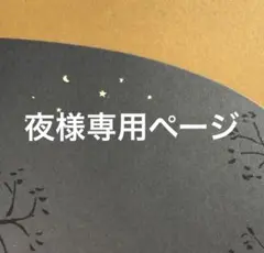 夜様専用ページ