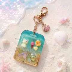 レジン シェイカー チャーム 海 くま アイスのサムネイル