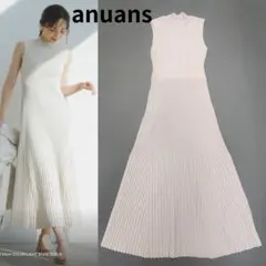 【完売人気】アニュアンス セミマーメイドニットワンピース ノースリーブニット M