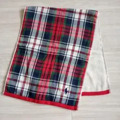 Ralph Lauren ラルフローレン　チェック　フェイスタオル 日本製