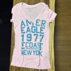 American Eagle Outfitters ピンク Tシャツ XSのサムネイル