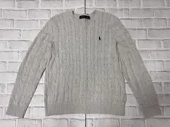 Polo Ralph Laurenケーブルニット セーター L グレー