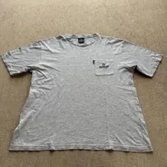 【大きいサイズ 3L】ダンロップ モータースポーツ 半袖Tシャツ グレー