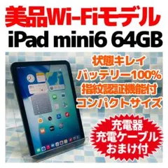 iPad mini 第6世代 本体 64GB WiFiモデル スペースグレイ