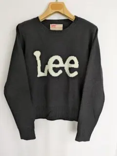 Lee ブラック ニットセーター 長袖