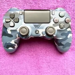 PS4 コントローラー 純正 ブルーカモフラージュ q2r-6