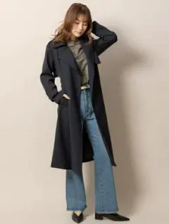 TONAL♡ガウントレンチコート ネイビー