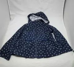 組曲紺色リボン柄ウィンドブレーカー120