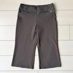 美品　ジーフィット　G-FIT ストレッチ迷彩切り替えクロップド パンツ　Lのサムネイル