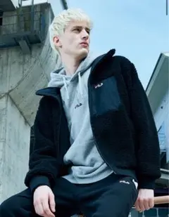 FILA ボアジャケット リバーシブル メンズ Mサイズ