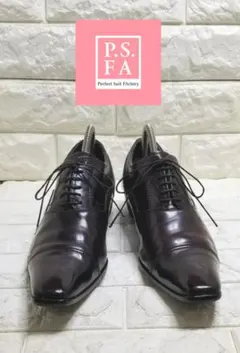 Perfetto(ペルフェット) ストレートチップ 黒ブラック サイズ表記6