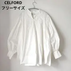 CELFORDセルフォードスカラップ装飾ブラウスボリュームブラウスのサムネイル