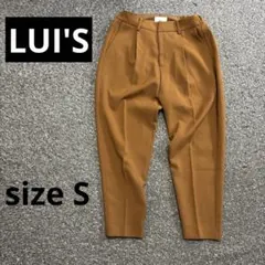 Lui's キャメル色テーパードスラックスsize S