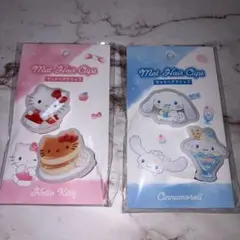 サンリオ ハローキティ&シナモロール マットヘアクリップ 2個セット 新品