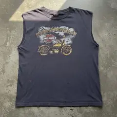 80s Harley-Davidson イーグルプリント ノースリーブ 90s - メルカリ
